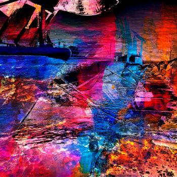 Digital Arts titled "luminescence1.jpg" by Frédérique Négrié, Original Artwork, Digital Painting