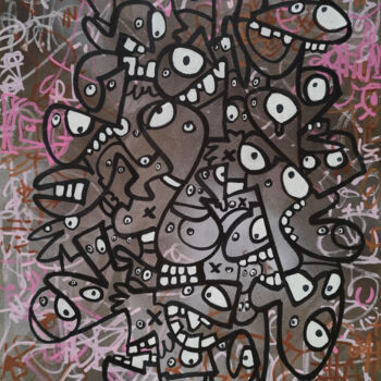 Peinture intitulée "swag" par Frob, Œuvre d'art originale, Acrylique Monté sur Châssis en bois