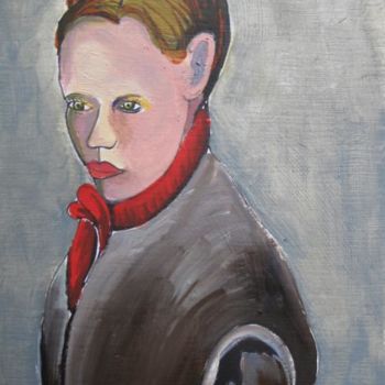 Painting titled "CTA Portrait #3" by Gabriel Patti, Original Artwork