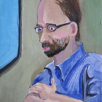 Painting titled "CTA Portrait #8" by Gabriel Patti, Original Artwork