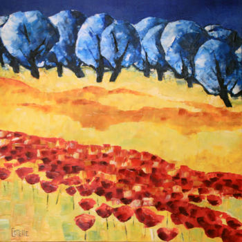 Pintura titulada "p-03-60x60" por Gabriel Cotelle, Obra de arte original