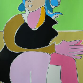Pittura intitolato "Sedi moteris" da Gabriele Donelli, Opera d'arte originale, Acrilico