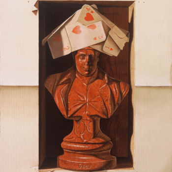 Malerei mit dem Titel "« Le cœur d'un homm…" von Galerie De  Parrhasios, Original-Kunstwerk, Öl Auf Keilrahmen aus Holz mont…