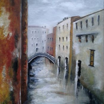 Peinture intitulée "Venise" par Jocelyne Gallecier, Œuvre d'art originale, Acrylique