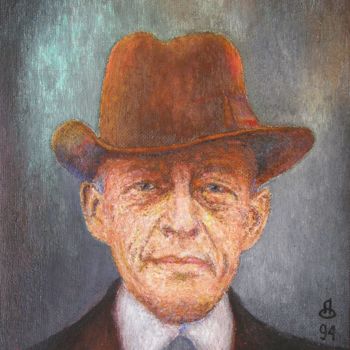 Painting titled "Rachmaninov" by Celtibero, Original Artwork, Oil