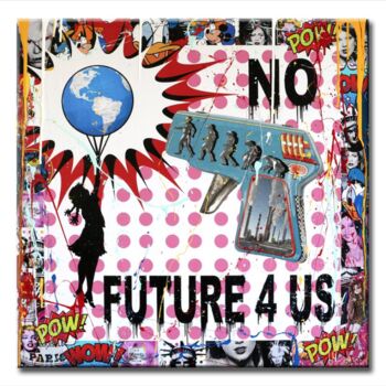 绘画 标题为“No Future for Us” 由Gardani, 原创艺术品, 丙烯 安装在木质担架架上