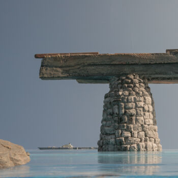 Fotografie mit dem Titel "Broken bridge 33" von Gaspard De Gouges, Original-Kunstwerk, Digitale Fotografie
