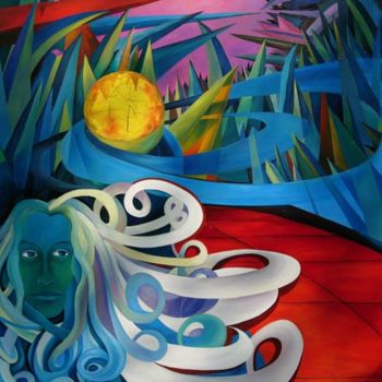 Painting titled "Sunrise" by Marta Goebel-Pietrasz, Original Artwork