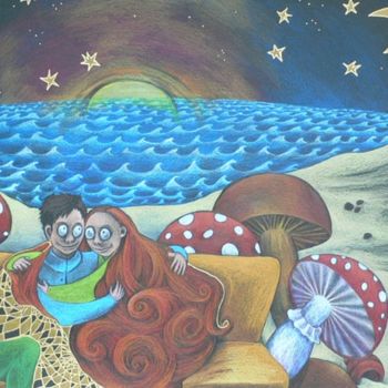 Painting titled "Quality Time" by Marta Goebel-Pietrasz, Original Artwork