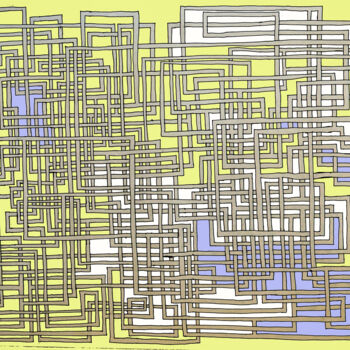 제목이 "MAZE LABYRINTH PATT…"인 디지털 아트 George Gkoumas로, 원작, 마커