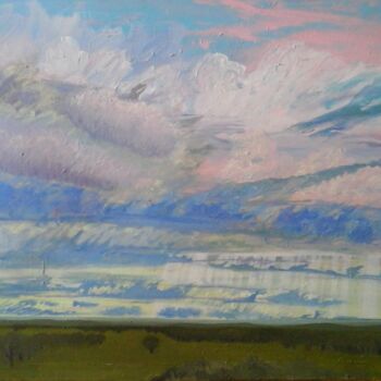 Peinture intitulée "Immensité du ciel.j…" par Georges Roques, Œuvre d'art originale, Acrylique