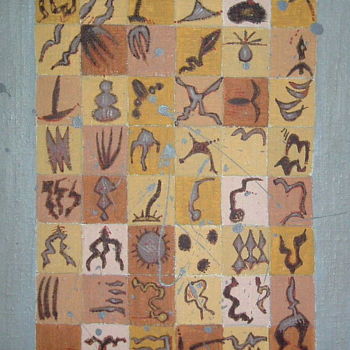Malarstwo zatytułowany „Animal Sudies” autorstwa Gerald Shepherd F.F.P.S., Oryginalna praca, Akryl