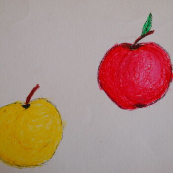 Painting titled "fruits" by Gerard Pompee, Original Artwork
