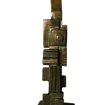 Sculpture titled "Totem 8" by Gérard Taillandier, Original Artwork, Bronze