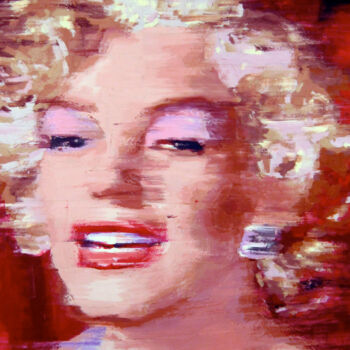Картина под названием "Blondie" - Gerry Chapleski, Подлинное произведение искусства, Масло Установлен на Деревянная рама для…