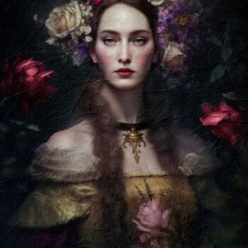 数字艺术 标题为“Hemera Goddess of D…” 由Gerry Martinez, 原创艺术品, AI生成的图像