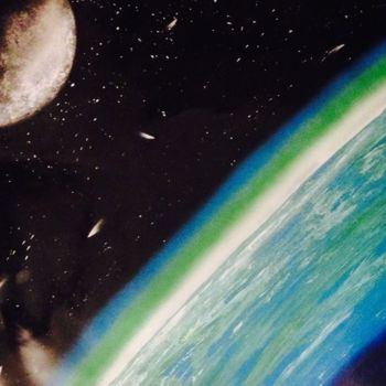 绘画 标题为“Tierra lunar” 由Juan Magan, 原创艺术品, 喷漆
