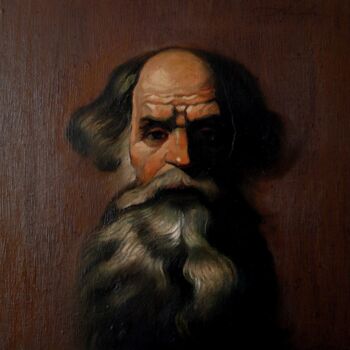 Картина под названием "Abraham" - Ghenadie Sontu, Подлинное произведение искусства, Масло