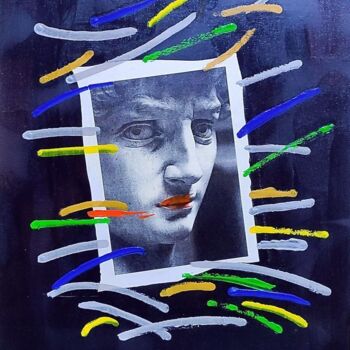 Peinture intitulée "David" par Gian Carlo Riccardi, Œuvre d'art originale, Acrylique