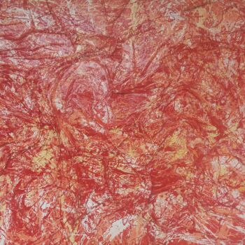 Peinture intitulée "UNIVERSUM Red Passi…" par Gianmaria D'Andrea (GIANDANIX), Œuvre d'art originale, Émail Monté sur Châssis…