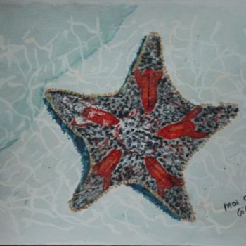 Peinture intitulée "mosaique aquatique" par Gigi, Œuvre d'art originale