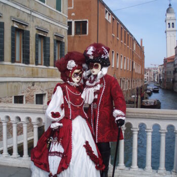 Фотография под названием "Venise le couple" - Gilles Ramonet, Подлинное произведение искусства, Цифровая фотография