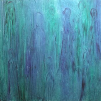 Pittura intitolato "Aqua Real" da Gina Lafont, Opera d'arte originale, Olio