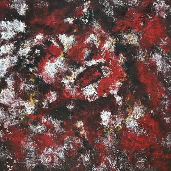 Pittura intitolato "Flamenco Rouge" da Gina Lafont, Opera d'arte originale, Acrilico