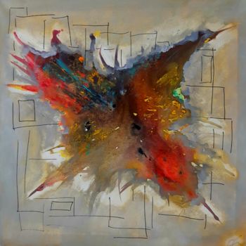 Peinture intitulée "papillon" par Giorgio Storchi, Œuvre d'art originale, Acrylique