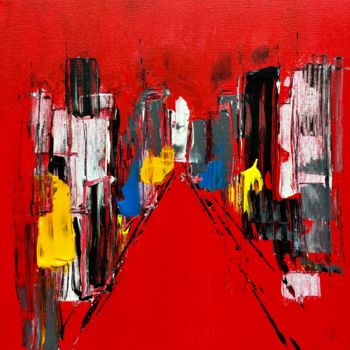 Peinture intitulée "Boulevard" par Giorgio Storchi, Œuvre d'art originale, Acrylique