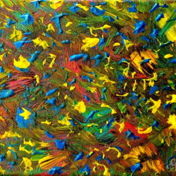 Painting titled "PETALI SURREASTRATTI" by Giuseppe Grieco (EditorDreams), Original Artwork, Acrylic