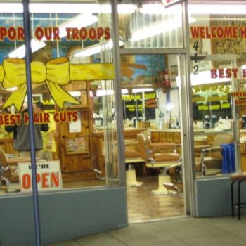 Photography titled "Marine Town Barbers…" by Glenn Durrance, Original Artwork