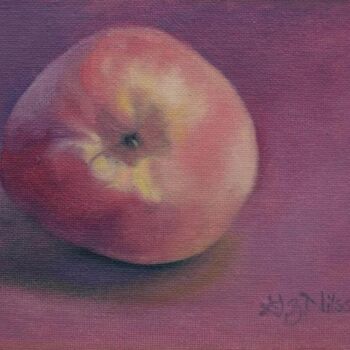 Peinture intitulée "Peach" par Gloria Nilsson, Œuvre d'art originale