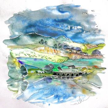 「Peak District 04」というタイトルの絵画 Miki De Goodaboomによって, オリジナルのアートワーク, オイル