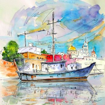 Painting titled "Cadiz 10" by Miki De Goodaboom, Original Artwork, Oil