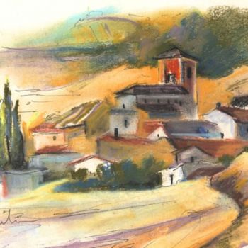 「Ribera del Duero 04」というタイトルの絵画 Miki De Goodaboomによって, オリジナルのアートワーク, オイル