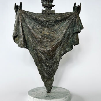 Sculpture titled "Magic Illusionist" by Gor Avetisyan, Original Artwork, Bronze