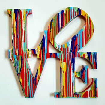 Malerei mit dem Titel "Love" von Tamara Bakhsinyan, Original-Kunstwerk, Acryl