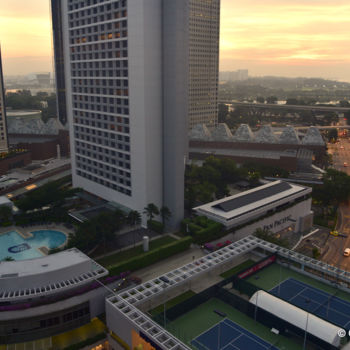 Photography titled "Dawn in Singapore!" by Goutam Chakraborty, Original Artwork