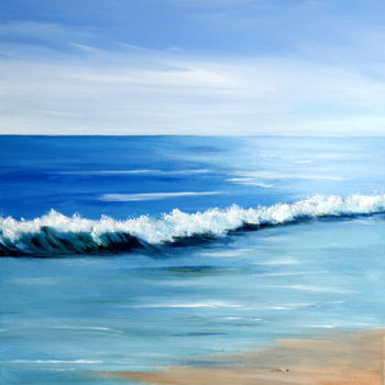 Schilderij getiteld "Ocean breeze" door Graham Evans, Origineel Kunstwerk, Acryl