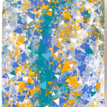 Ζωγραφική με τίτλο "Reef / Fracture XX" από Greg Bryce, Αυθεντικά έργα τέχνης, Ακρυλικό