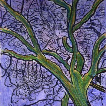 "arbre-et-ses-branch…" başlıklı Resim Grégoire Koboyan (Cricorps) tarafından, Orijinal sanat, Mum boya