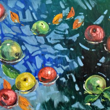 "sky in apples" başlıklı Tablo Grigorii Zulkarniaev tarafından, Orijinal sanat, Petrol