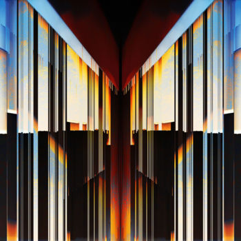 Arte digital titulada "psytrain.jpg" por Gilles Brumberg, Obra de arte original, Foto-montaje