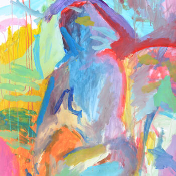 Peinture intitulée "femme" par Guillaume Pelican, Œuvre d'art originale