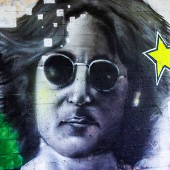 Photographie intitulée "John Lennon" par Guillermo El Oso, Œuvre d'art originale, Photographie numérique
