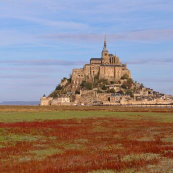 Fotografia intitulada "Mont Saint-Michel" por Gulender Koc, Obras de arte originais, Fotografia digital