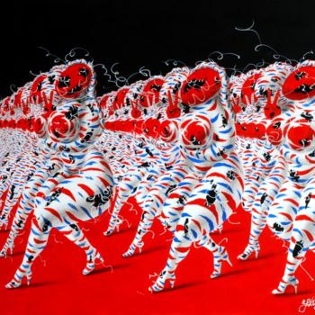 Peinture intitulée "120x100cm-2013-4.jpg" par Guokaijun, Œuvre d'art originale