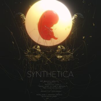 Arts numériques intitulée "Synthetica" par Gustavo Castillo, Œuvre d'art originale, Modélisation 3D