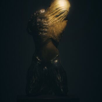 Digital Arts titled "Shadowed Devotion" by Gustavo Castillo, Original Artwork, 3D Modeling